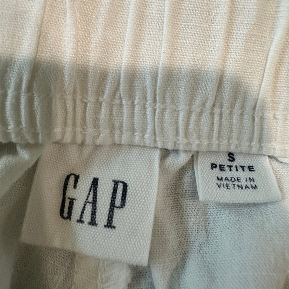 GAP Women’s Linen Blend Barrel Leg Pants Size Petite S White - Picture 8 of 10